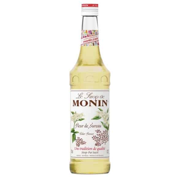 Monin sirop elderflower 75 cl bouteille verre  