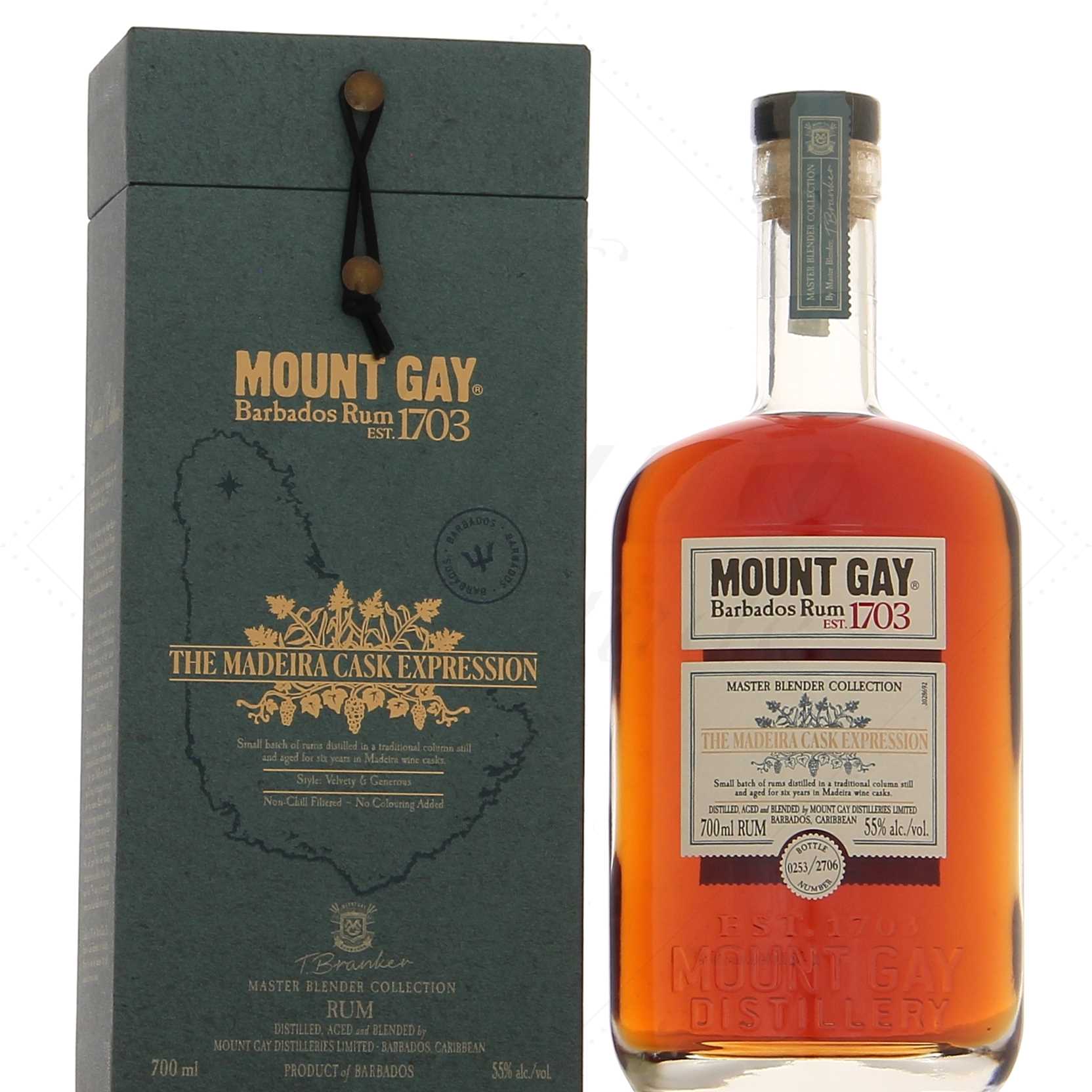 Mount Gay Madeira Cask / étui (0.70L)  