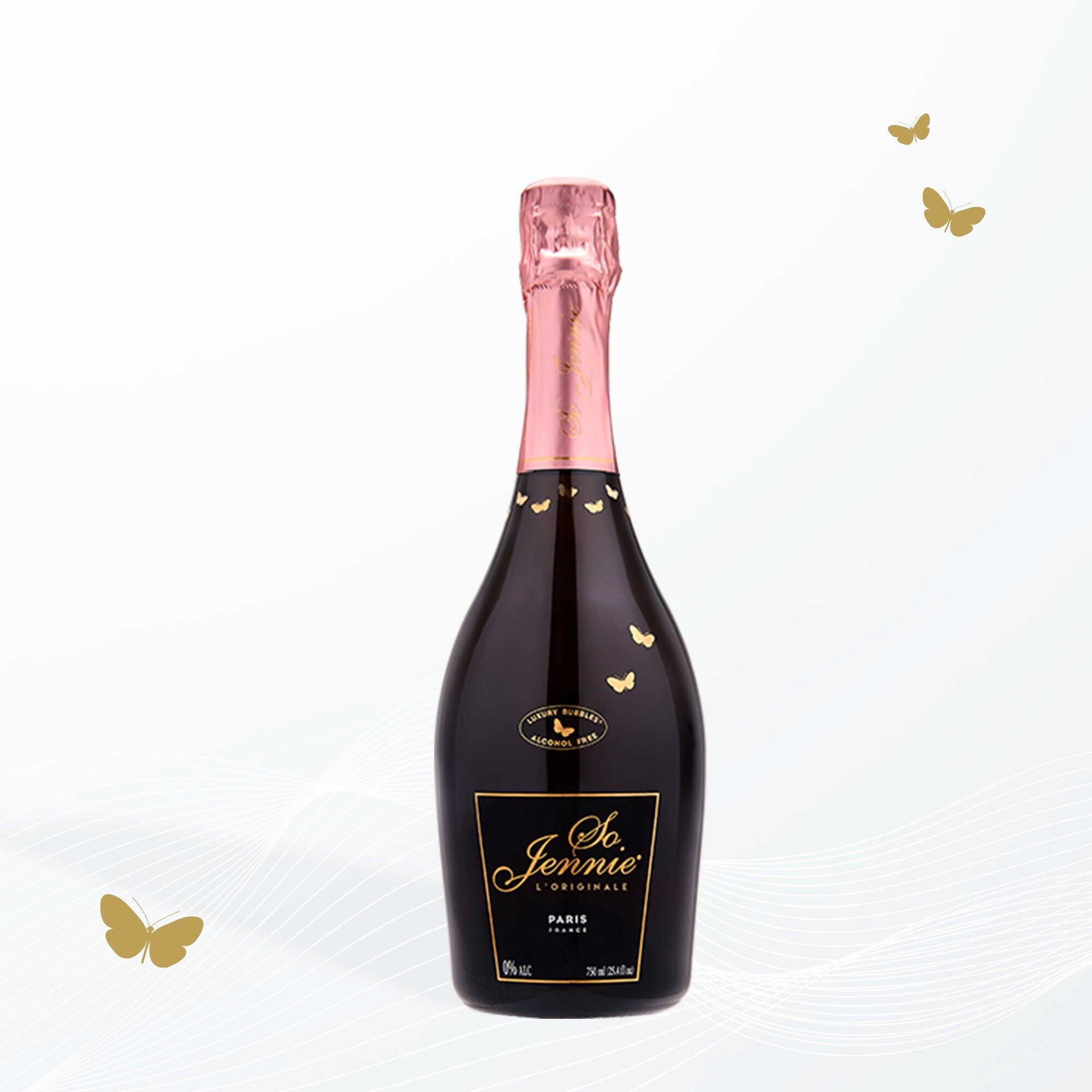 So Jennie Sparkling Premium Rose- Free (Alcohol 0%) 75 cl