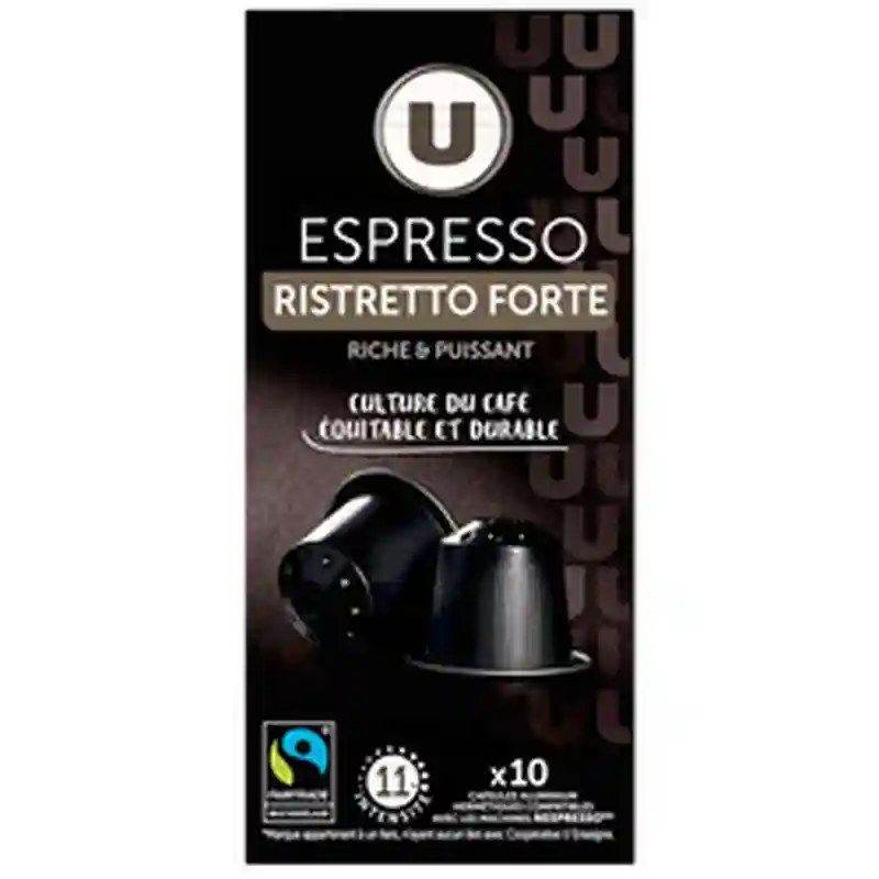 Espresso ristretto forte en pods U 