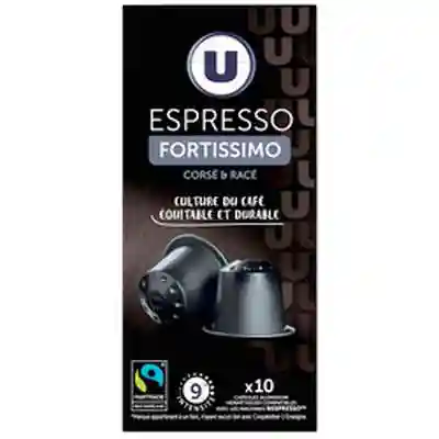 Ground espresso fortissimo U