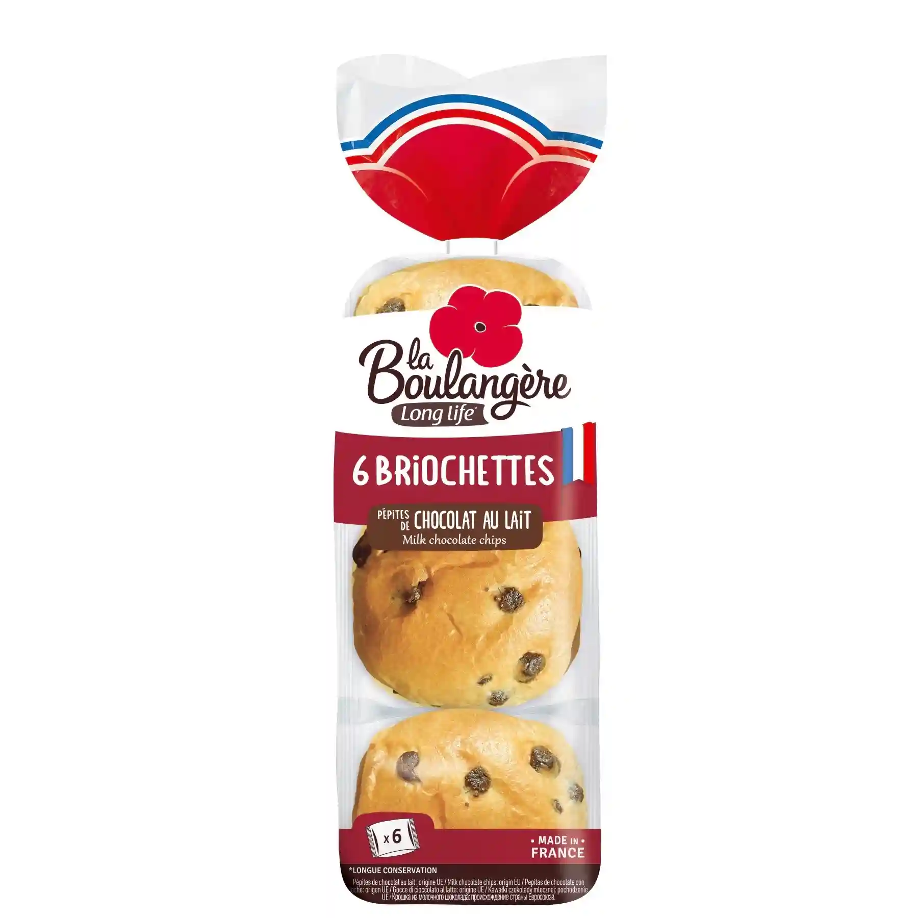 La Boulangère briochettes with chocolate squares