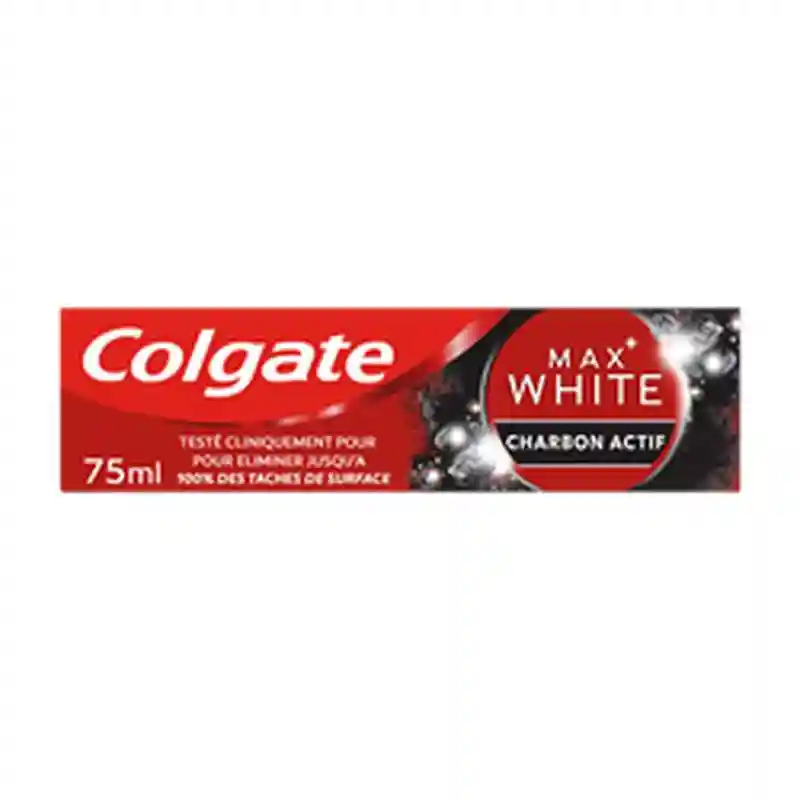 Colgate max white activated charcoal toothpaste