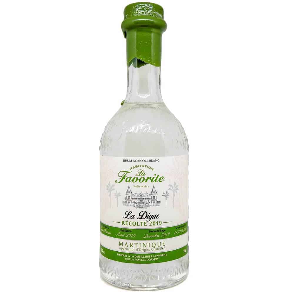 La favorite, rhum agricole martinique, blanc, aoc la digue, 2021, 52%, 70cl 