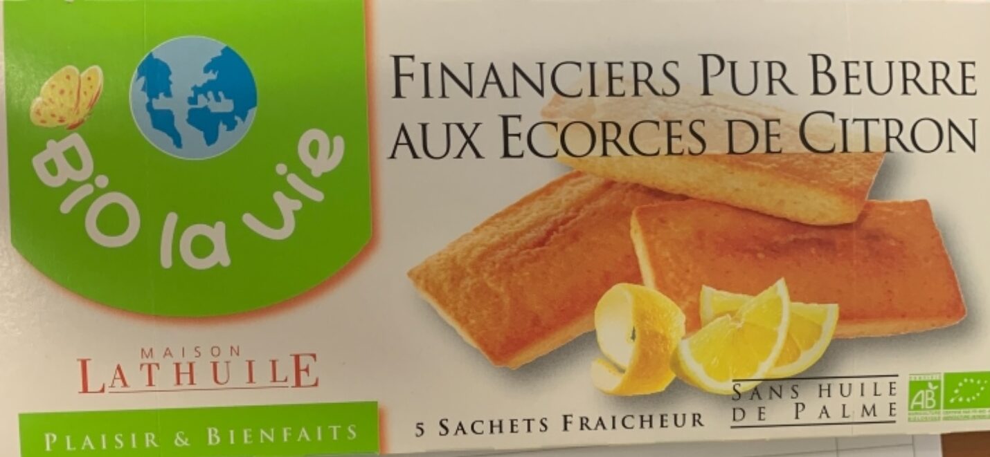 FINANCIERS WITH ORGANIC LEMON PEEL   