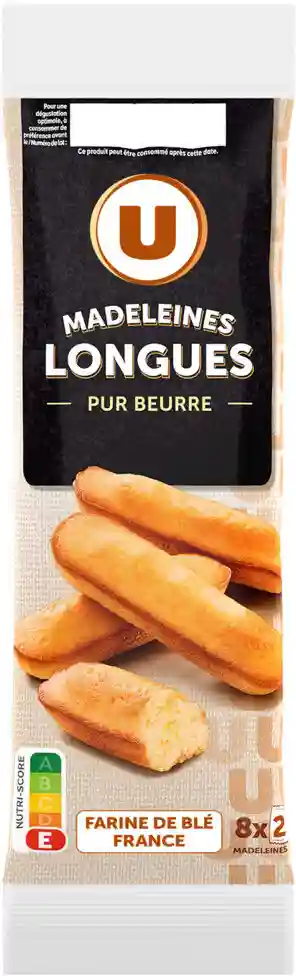 Madeleines longues Pure butter U