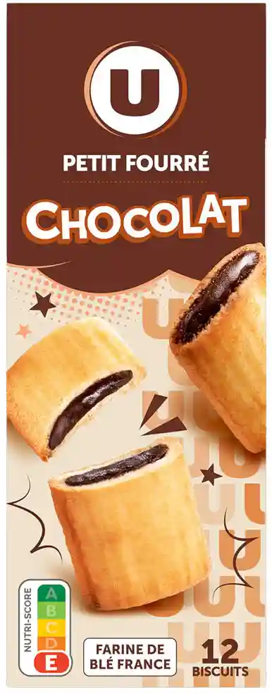 Small chocolate-filled pastry U
