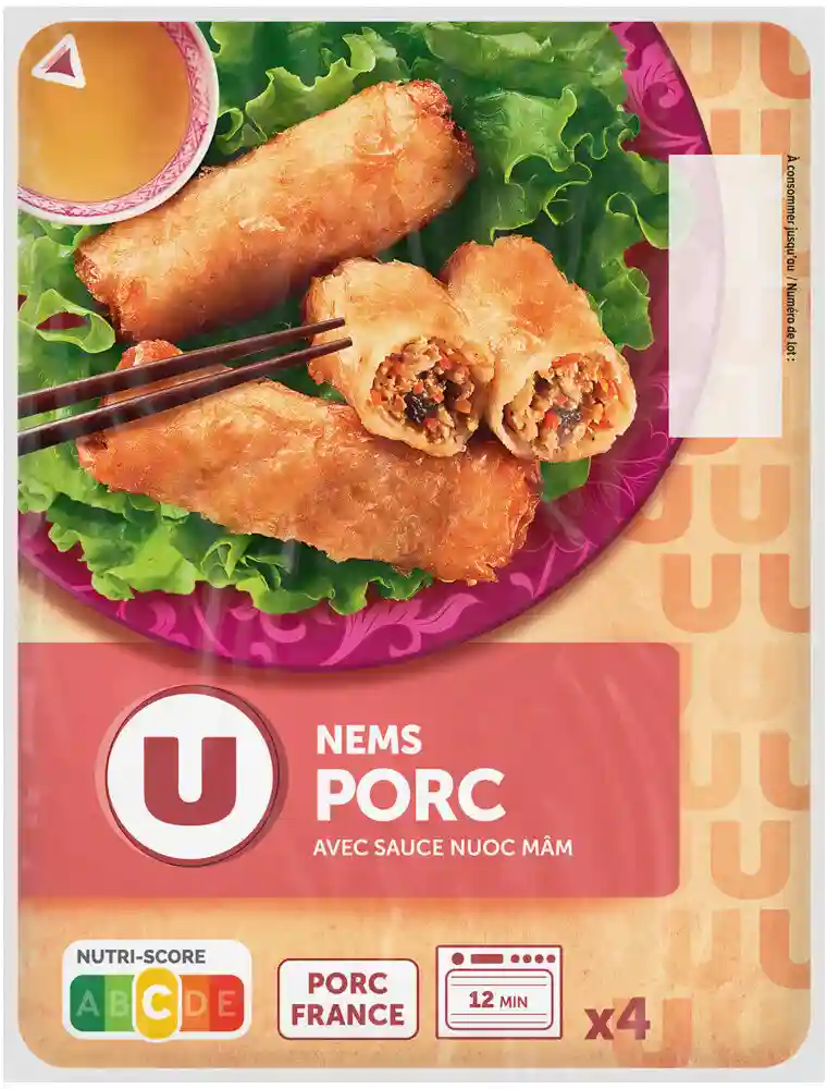Pork spring rolls
