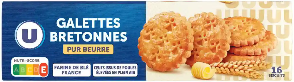 Galettes bretonnes pure butter U
