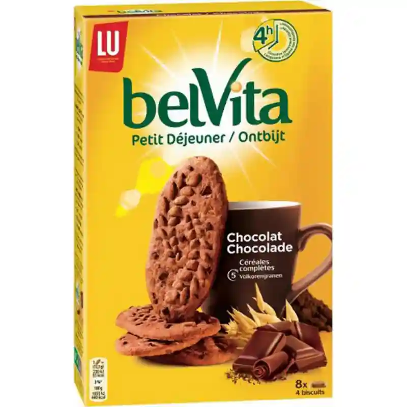 LU Belvita Breakfast Chocolate  Wholegrain cereals 
