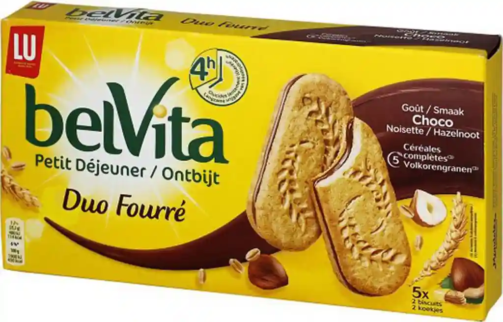 Belvita Duo Fourré Chocolate Hazelnut Flavor