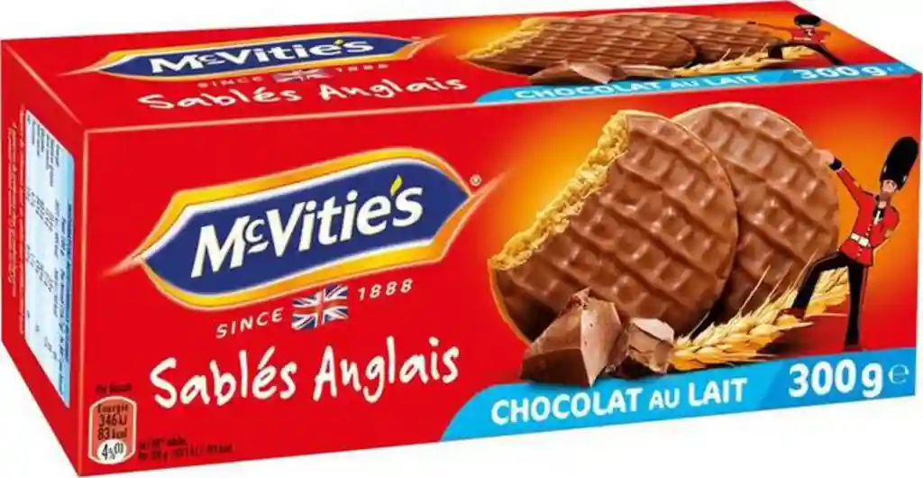 English milk chocolate shortbread