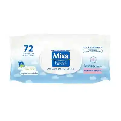 Mixa baby wipes with cleansing milk