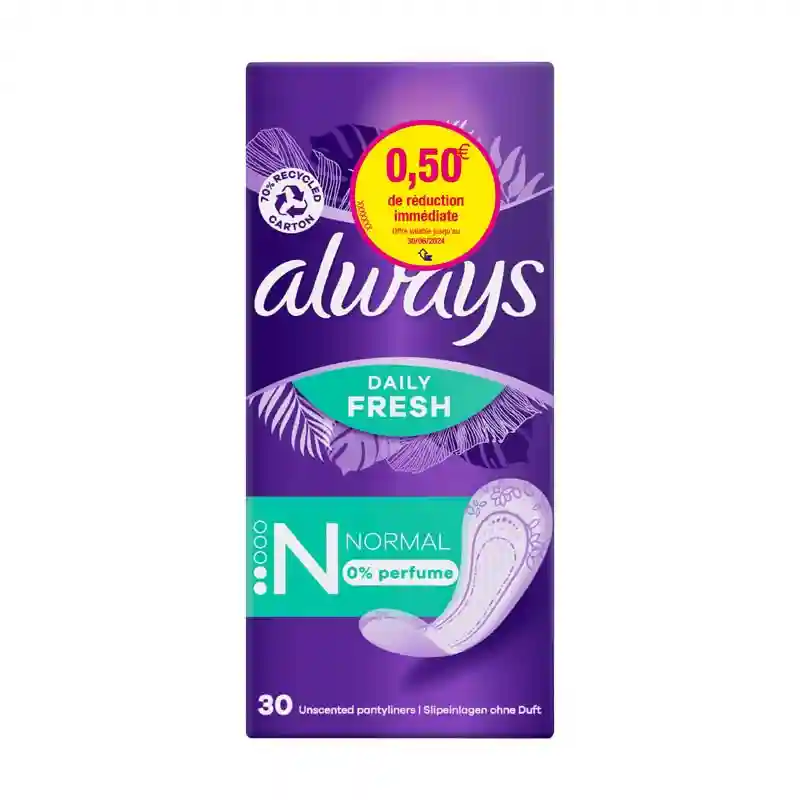 Always fresh panty liner