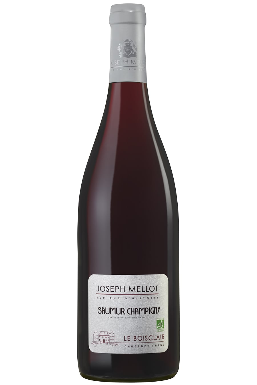 Saumur champigny «le bois clair» 2020, bio, joseph mellot, 75cl